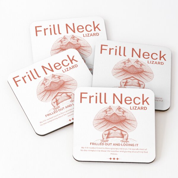 Item preview, "Grumpy in the Outback" – Frill-Necked Lizard Art designed and sold by Abbaddon Designs.