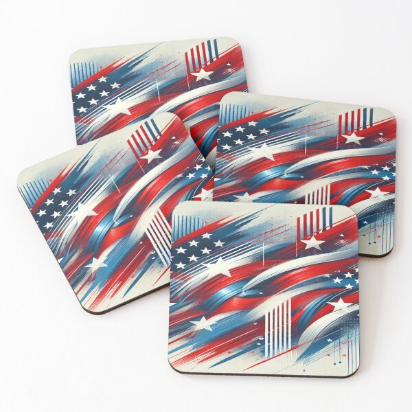 Item preview, Abstract American Pride designed and sold by SugarPix Designs.