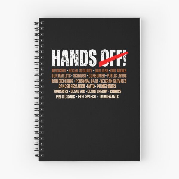 Item preview, Hands Off Protest Saturday April 5 designed and sold by Galactic-Sketch.