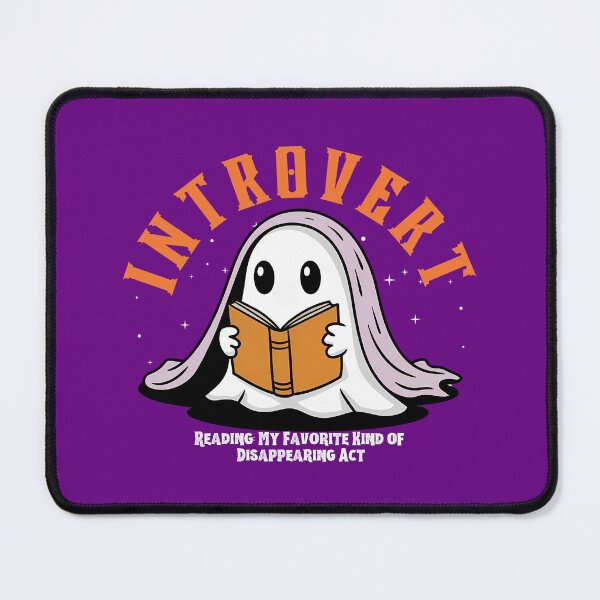 Item preview, Introvert Ghost Reading a Book designed and sold by The magic  Yellow bus.