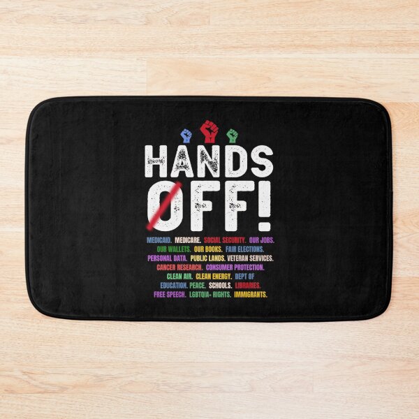 Item preview, Hands Off Protest Social Security And Medicare Protest Funny designed and sold by Galactic-Sketch.