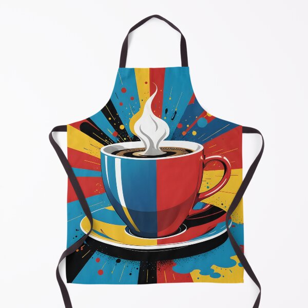 Item preview, Hot Brew – Pop Art Coffee Cup with Steamy Style designed and sold by LSVart.