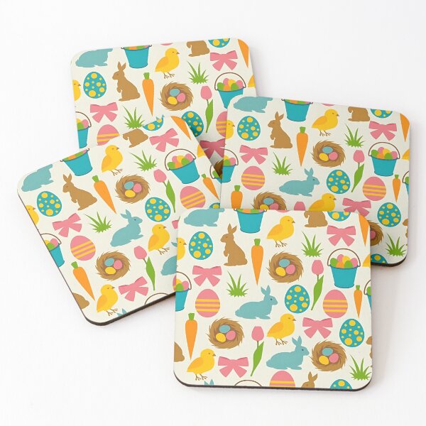 Item preview, Cute Easter Theme Seamless Pattern designed and sold by Vicky021.