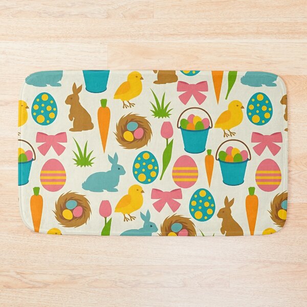 Item preview, Cute Easter Theme Seamless Pattern designed and sold by Vicky021.