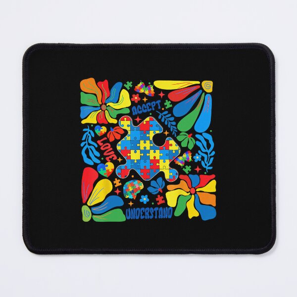 Item preview, Accept Understand Love Autism Awareness Boho Flower Puzzle designed and sold by lidanmasi.