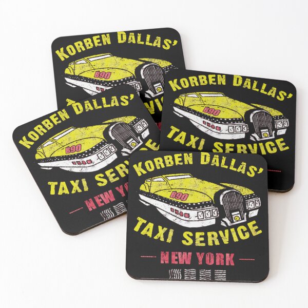 Item preview, Korben Dallas Taxi (For Black Shirts) designed and sold by BarryWhitt.
