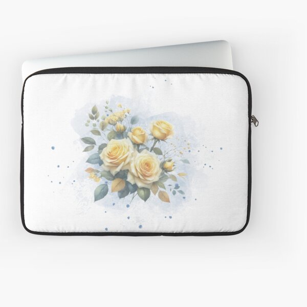Vista previa del artículo con la obra «Flores amarillas», diseñado y vendido por luna-tica.