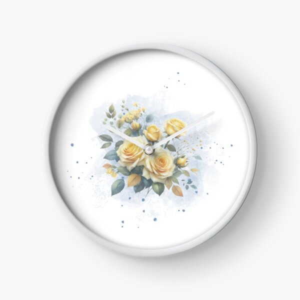 Vista previa del artículo con la obra «Flores amarillas», diseñado y vendido por luna-tica.