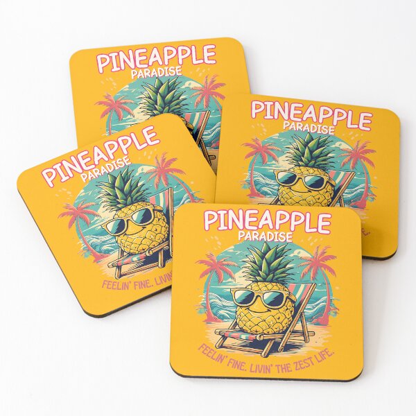 Item preview, Pineapple Paradise. Livin' Fine. Livin' The Zest Life. designed and sold by The magic  Yellow bus.