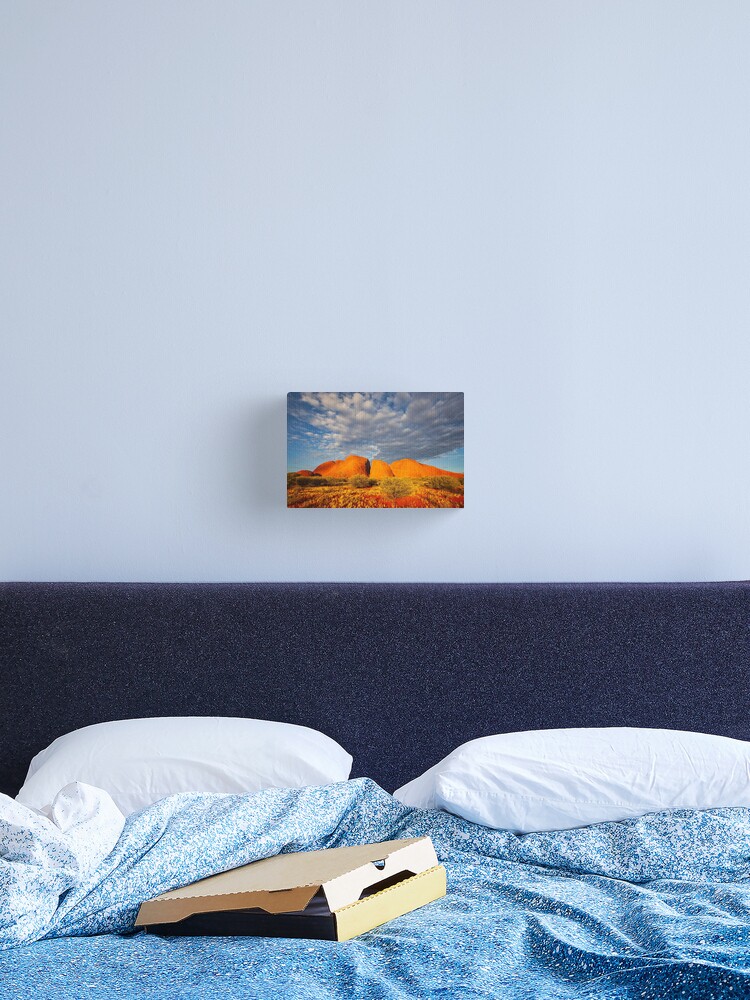 Thumbnail 2 of 3, Canvas Print, The Olgas (Kata Tjuta), Sunset, Australia designed and sold by Chockstone.
