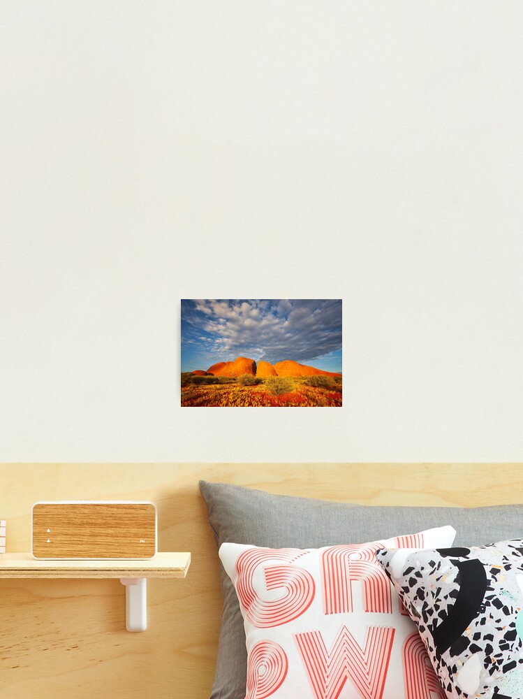 Thumbnail 1 of 3, Photographic Print, The Olgas (Kata Tjuta), Sunset, Australia designed and sold by Chockstone.