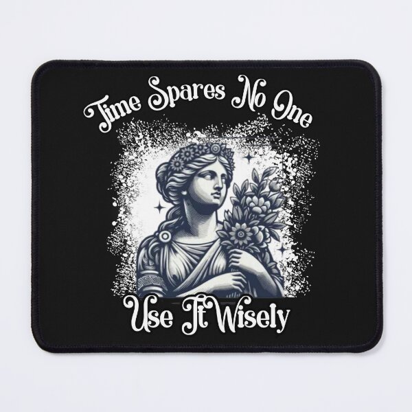 Item preview, Motivational Time Spares No One, Use It Wisely designed and sold by AlienOccupation.