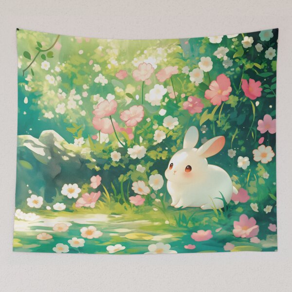 Item preview, Bunny Garden of Dreams designed and sold by AshiraCreations.