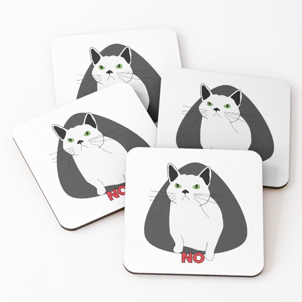 Item preview, Funny Cranky Cat Saying No - Mean Kitty designed and sold by MoePark.