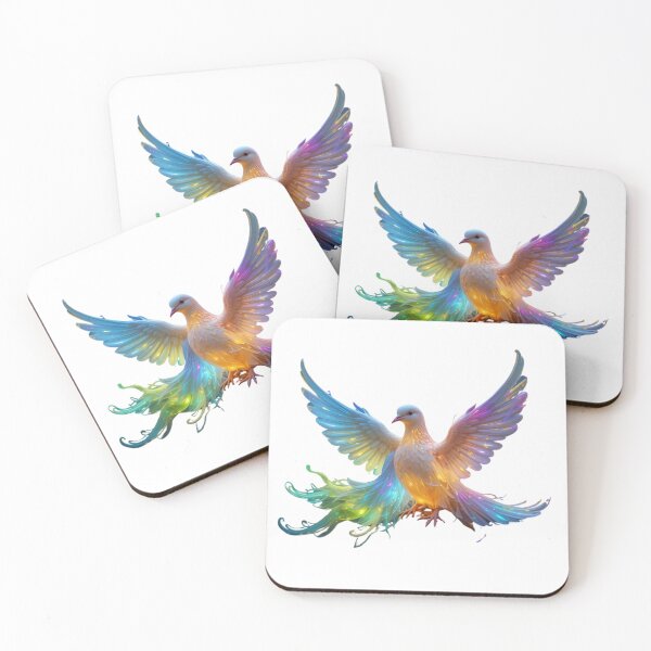 Item preview, Ethereal Rainbow Dove - Symbol of Peace & Light designed and sold by GloriousArtSKD.