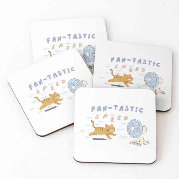 Item preview, Fantastic Speed - Funny Cat with Fan designed and sold by tnwbank.
