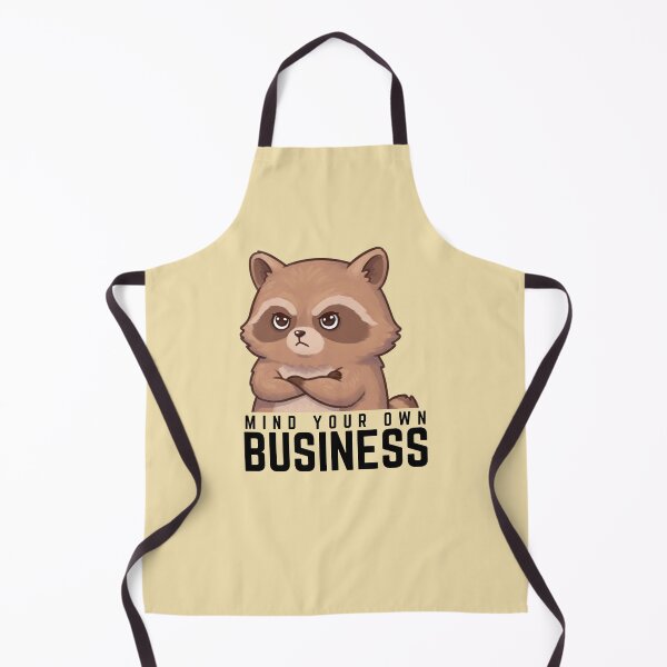 Item preview, Mind Your Own Business Raccoon designed and sold by The magic Yellow bus.