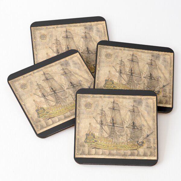 Item preview, Calligraphic Galleon designed and sold by ClassicPixl.