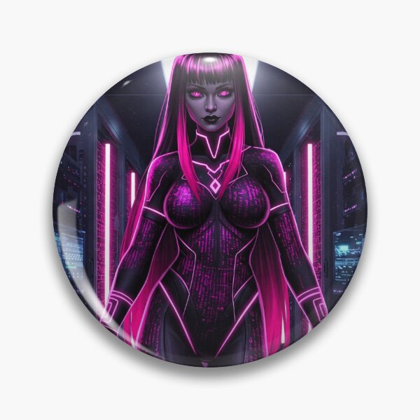 Item preview, OC - techno supervillain designed and sold by Screen Sage.