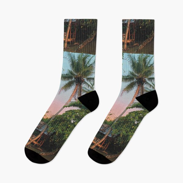 Item preview, Costa Rica Beach Hut Sunset designed and sold by Catherine Harrison.