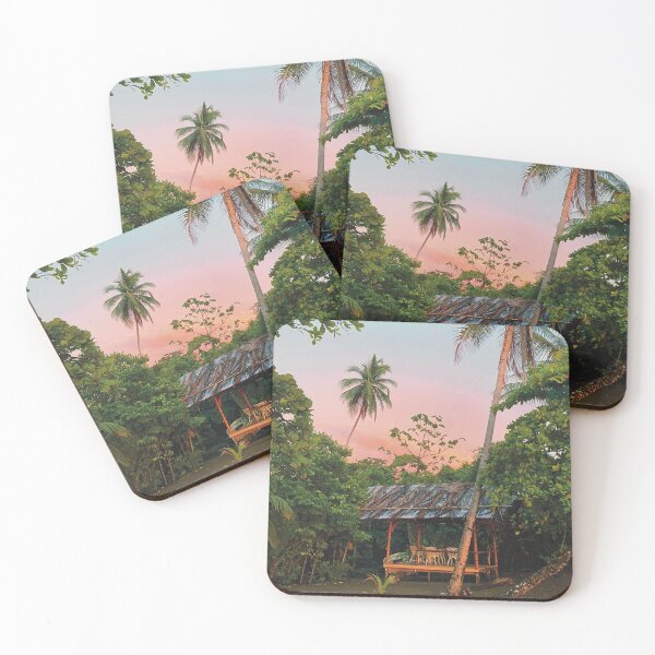 Item preview, Costa Rica Beach Hut Sunset designed and sold by Catherine Harrison.