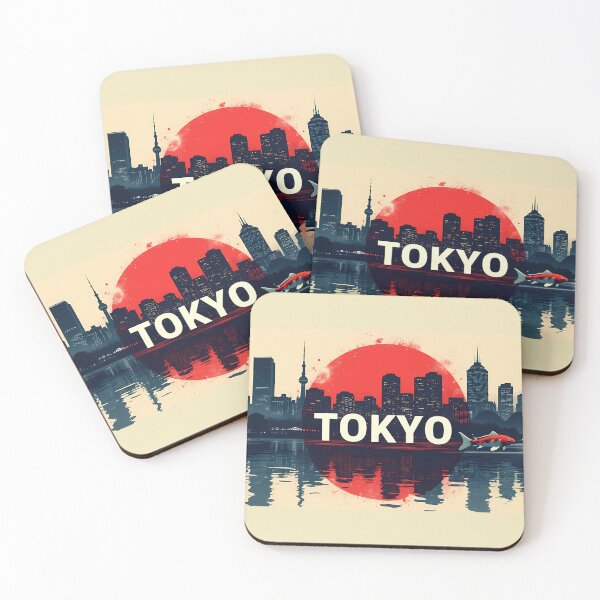 Item preview, The Spirit of the Koi Carp over Tokyo designed and sold by Astralia.