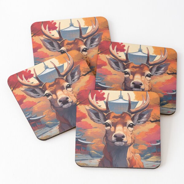 Item preview, Majestic Stags of Nara: The Iconic Deer of Japan designed and sold by lapart.