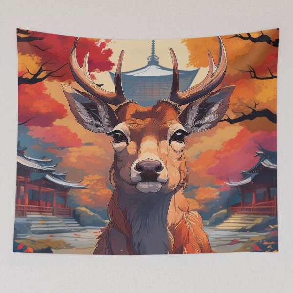 Item preview, Majestic Stags of Nara: The Iconic Deer of Japan designed and sold by lapart.