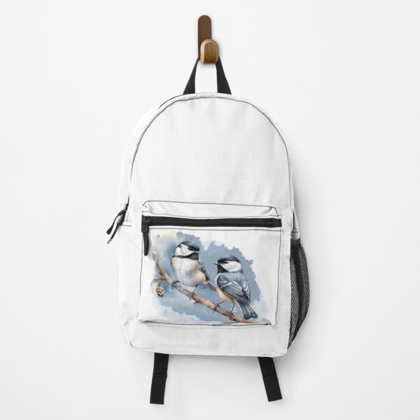 Artikelvorschau, Realistische Chickadee Vögel auf Zweig Aquarell entworfen und verkauft von TurtleDojo.