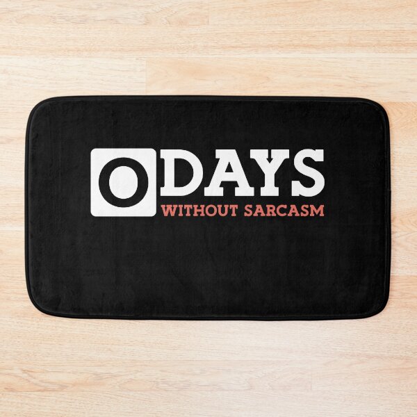 Item preview, The Zero-Tolerance Sarcasm Tee designed and sold by DarylWelsh2024.