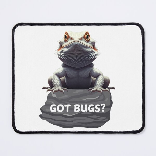 Item preview, "Got Bugs?" – Funny Bearded Dragon Craving Design designed and sold by Abbaddon Designs.