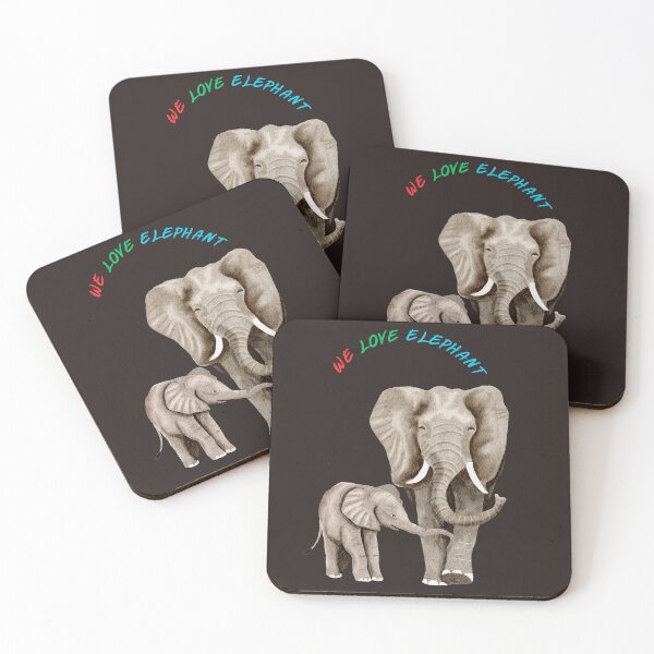 Item preview, WE LOVE ELEPHANT designed and sold by EedsDesign.