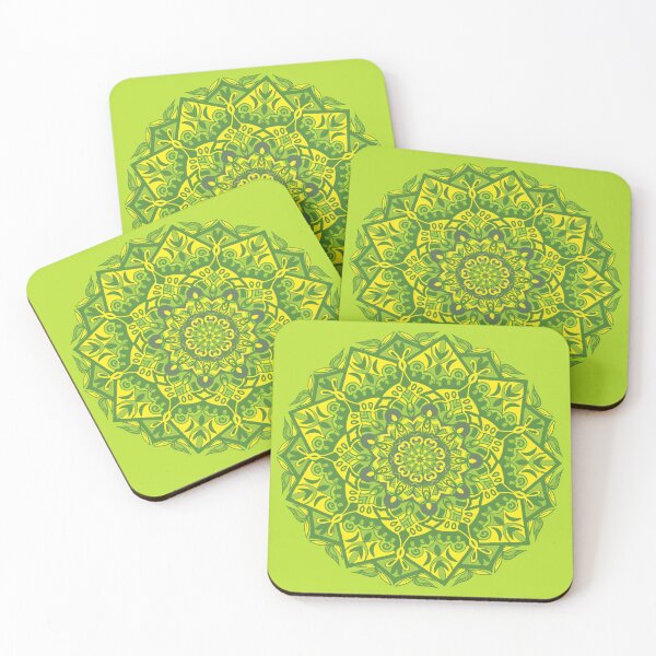 Item preview, Mandala green flower designed and sold by Korarat.