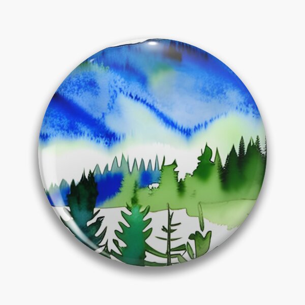 Item preview, Blue mountain forest designed and sold by GasconyPassion.