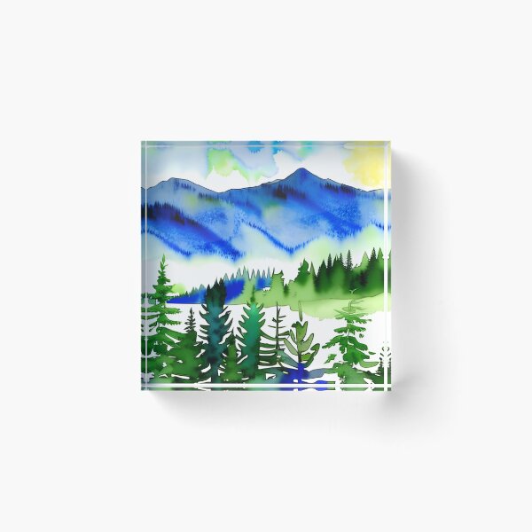 Item preview, Blue mountain forest designed and sold by GasconyPassion.