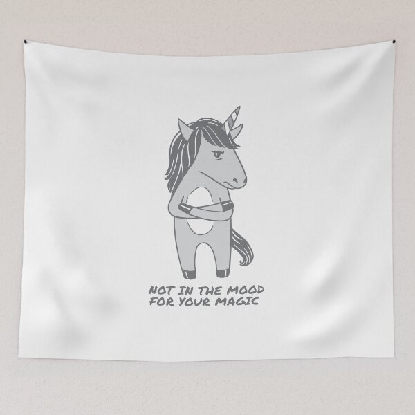 Item preview, Grumpy Unicorn  designed and sold by TurtleDojo.