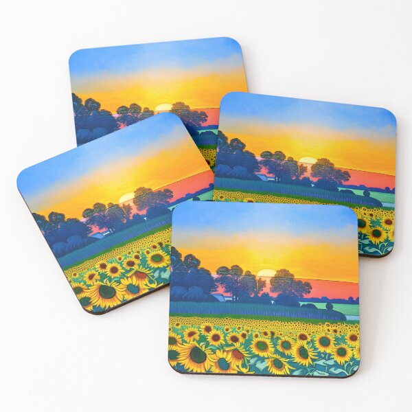 Item preview, Sunflower field and sunset designed and sold by GasconyPassion.