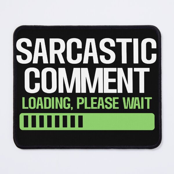 Item preview, The Sarcasm Buffering Tee designed and sold by DarylWelsh2024.