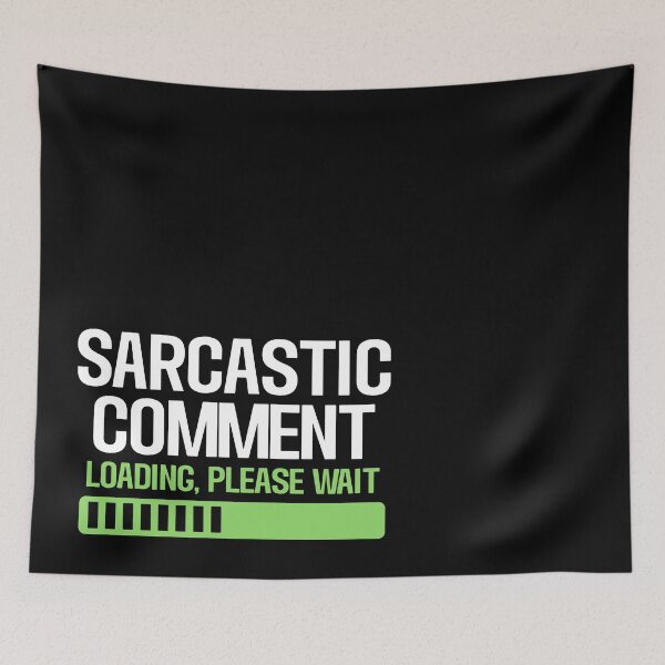 Item preview, The Sarcasm Buffering Tee designed and sold by DarylWelsh2024.