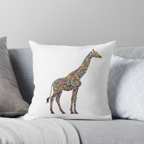 Item preview, Bright Rainbow Mosaic Giraffe T-shirt Design  designed and sold by PukekoTeesNZ.