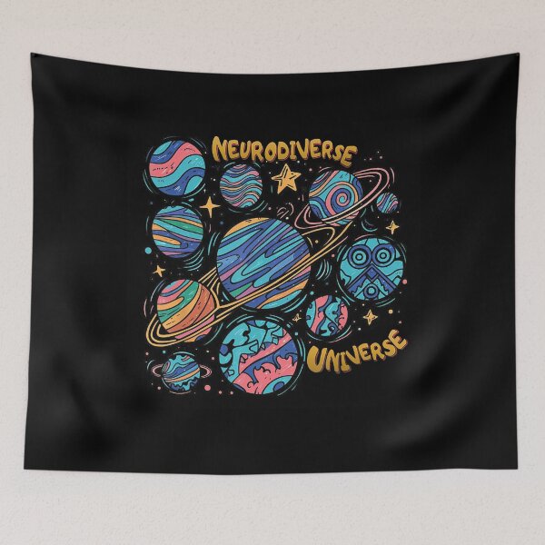 Item preview, Neurodiverse Universe Autism ADHD designed and sold by FantasyFablesC.