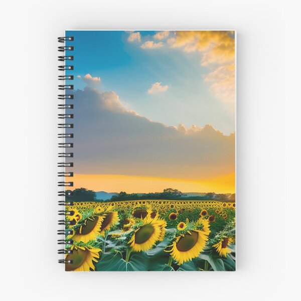 Item preview, Sunflower field and yellow sky designed and sold by GasconyPassion.