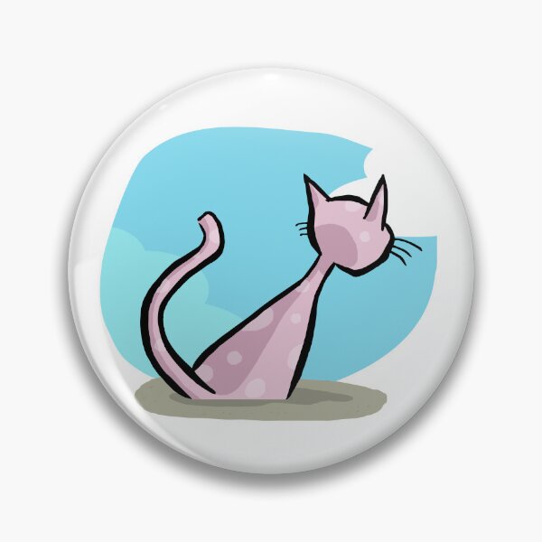 Item preview, Pink Cat White Spot. B07 designed and sold by ParissiFriends.