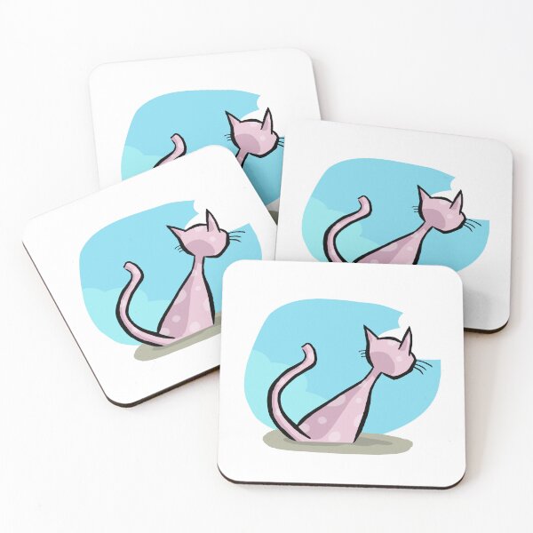 Item preview, Pink Cat White Spot. B07 designed and sold by ParissiFriends.