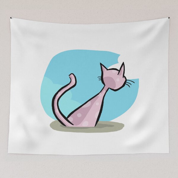 Item preview, Pink Cat White Spot. B07 designed and sold by ParissiFriends.
