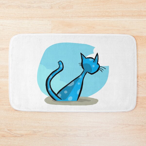 Item preview, Blue Cat White Spot. B08 designed and sold by ParissiFriends.