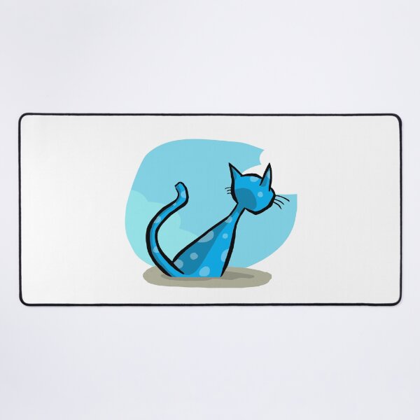 Item preview, Blue Cat White Spot. B08 designed and sold by ParissiFriends.
