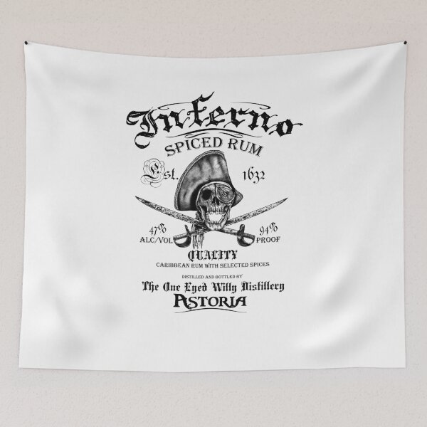 Item preview, Inferno Rum designed and sold by SideQuest - Scribbled Chaos!.