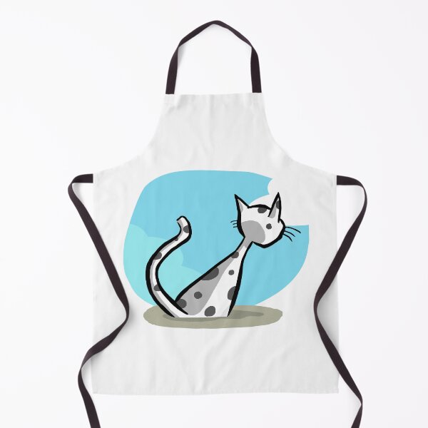 Item preview, White Cat Black Spot. B09 designed and sold by ParissiFriends.