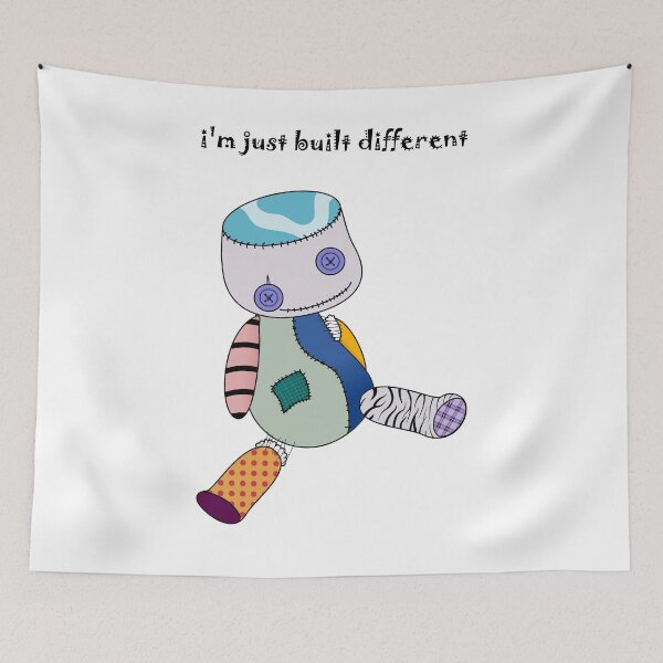 Item preview, "I'm Just Built Different" Doll designed and sold by chrispy doodles.